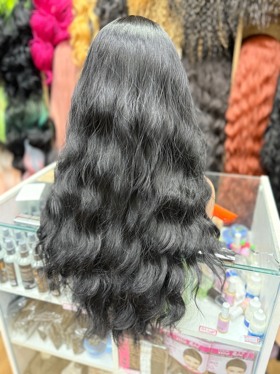 Miniatura: Peruca wig franjinha biofibra uso diário 65cm