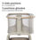 Thumbnail: Iora Bedside Bassinet Sleep Approved - Classic Oat