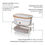 Thumbnail: Iora Bedside Bassinet Sleep Approved - Horizon Sand