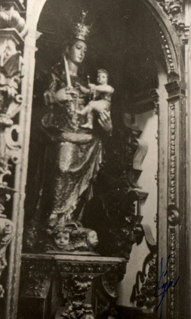 Antigua Virgen del Rosario. Años 20
