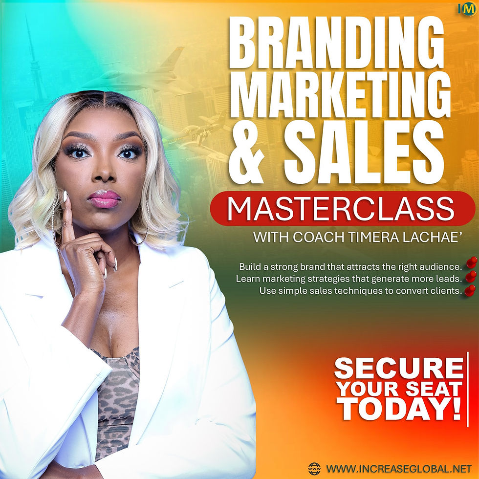 Branding, Marketing, & Sales Masterclass