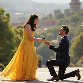 Barcelona Marriage proposal photographer