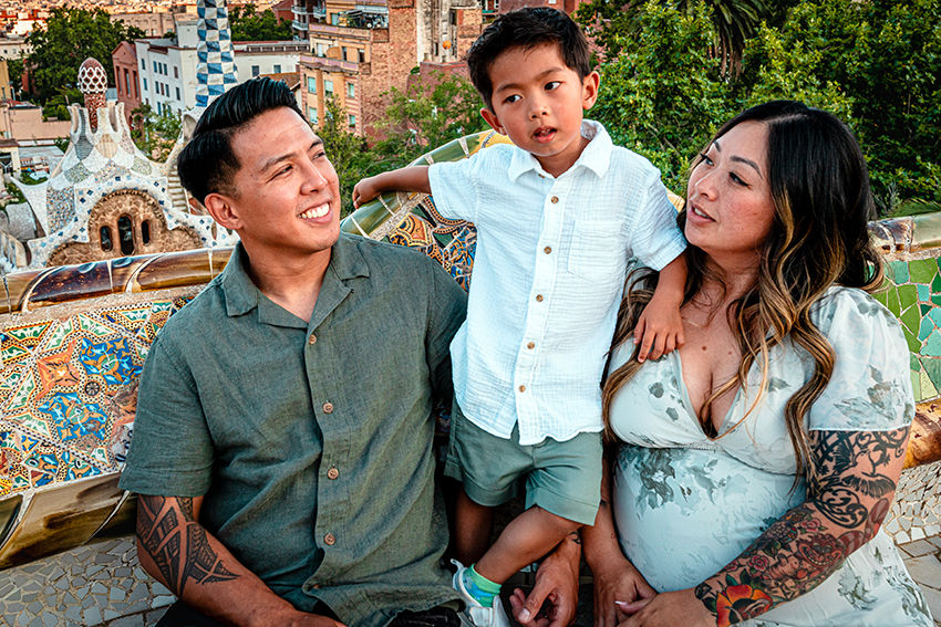 Barcelona family and kids portrait photographer