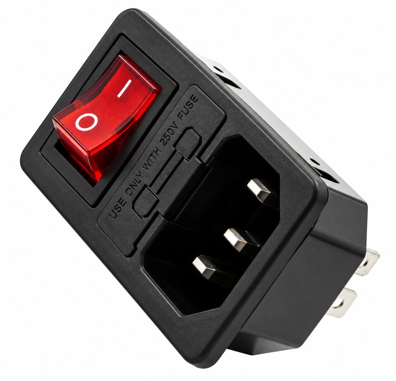 Socket de corriente con fusible e interruptor AC-01
