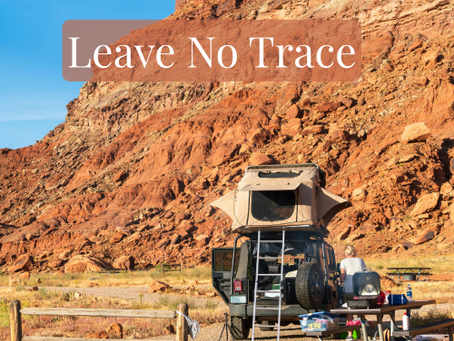 jeep camping in the desert