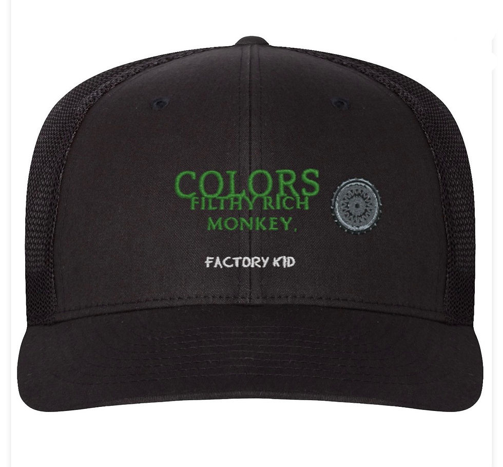 Thumbnail: New Filthy Rich Monkey add on Filthy Rich Monkey x COLORS hats