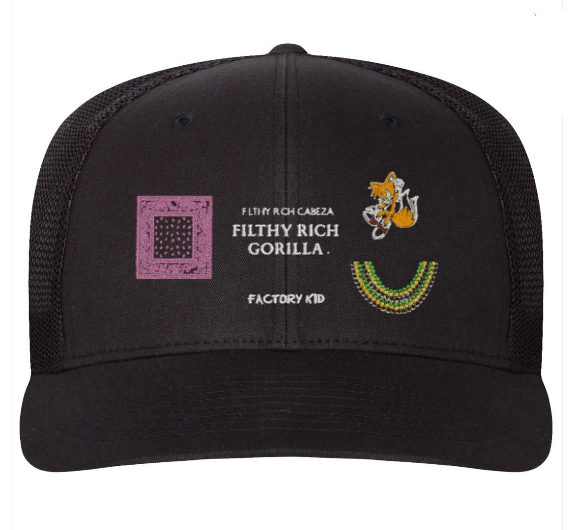 Filthy Rich Gorilla hats via Factory Kid via Factory Kid News 