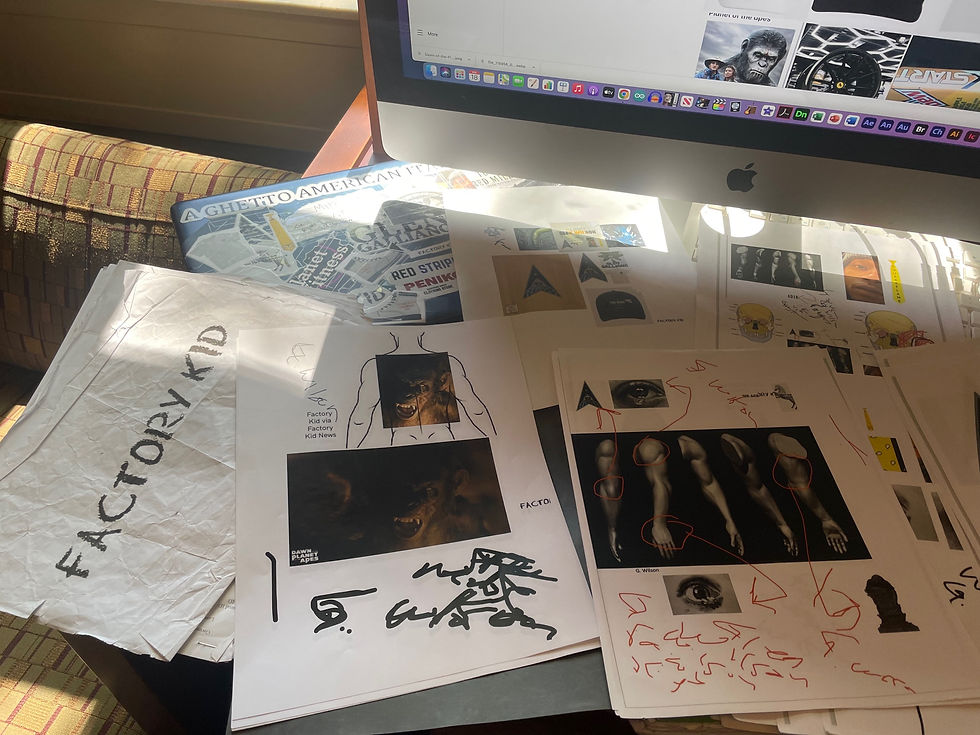 Thumbnail: Factory Kid x tattoo planning via back tattoo per G. Wilson @gbwill91 via Factor