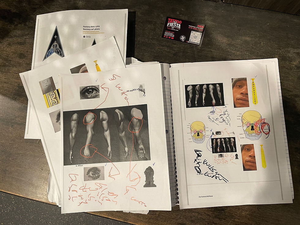 Thumbnail: Factory Kid x Tattoo planning via Tattoo Fiesta via Factory Kid News