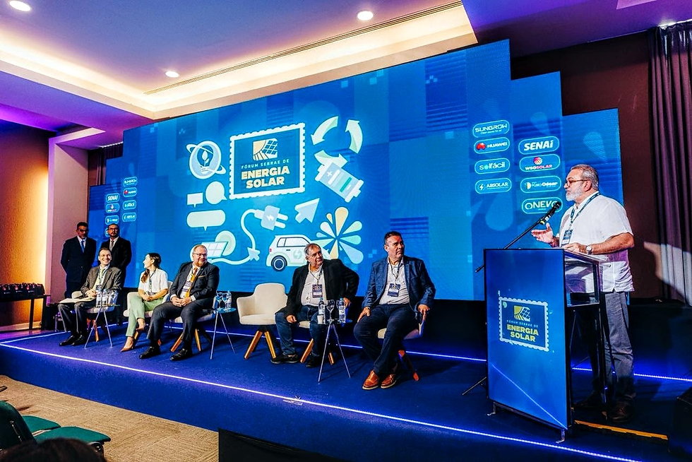 V FÓRUM SEBRAE DE ENERGIA SOLAR REÚNE ESPECIALISTAS EM NATAL PARA DISCUTIR O FUTURO DO MERCADO