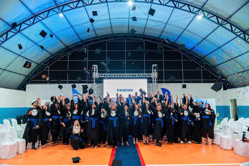SENAI-RN E VESTAS FORMAM 70 JOVENS NO CURSO TÉCNICO EM ELETROMECÂNICA NO MUNICÍPIO DE LAGOA NOVA