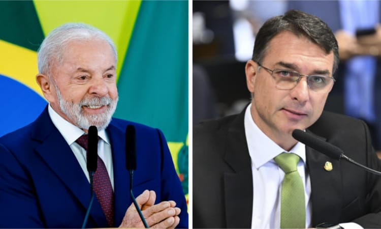 DIFERENÇA DE VOTOS ENTRE LULA E FLÁVIO BOLSONARO EM UM EVENTUAL 2º TURNO CAI, APONTA GENIAL/QUAEST
