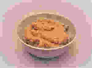 A bowl of hummus