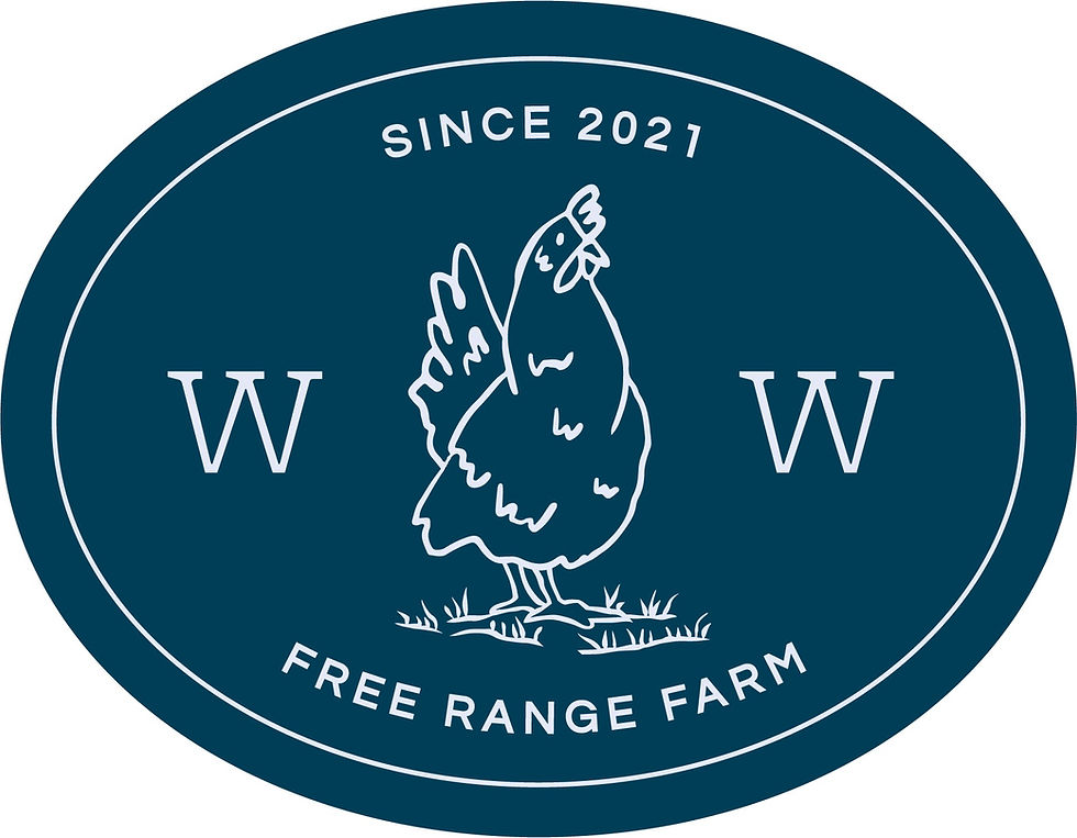 Thumbnail: chicken wild willow badge logo