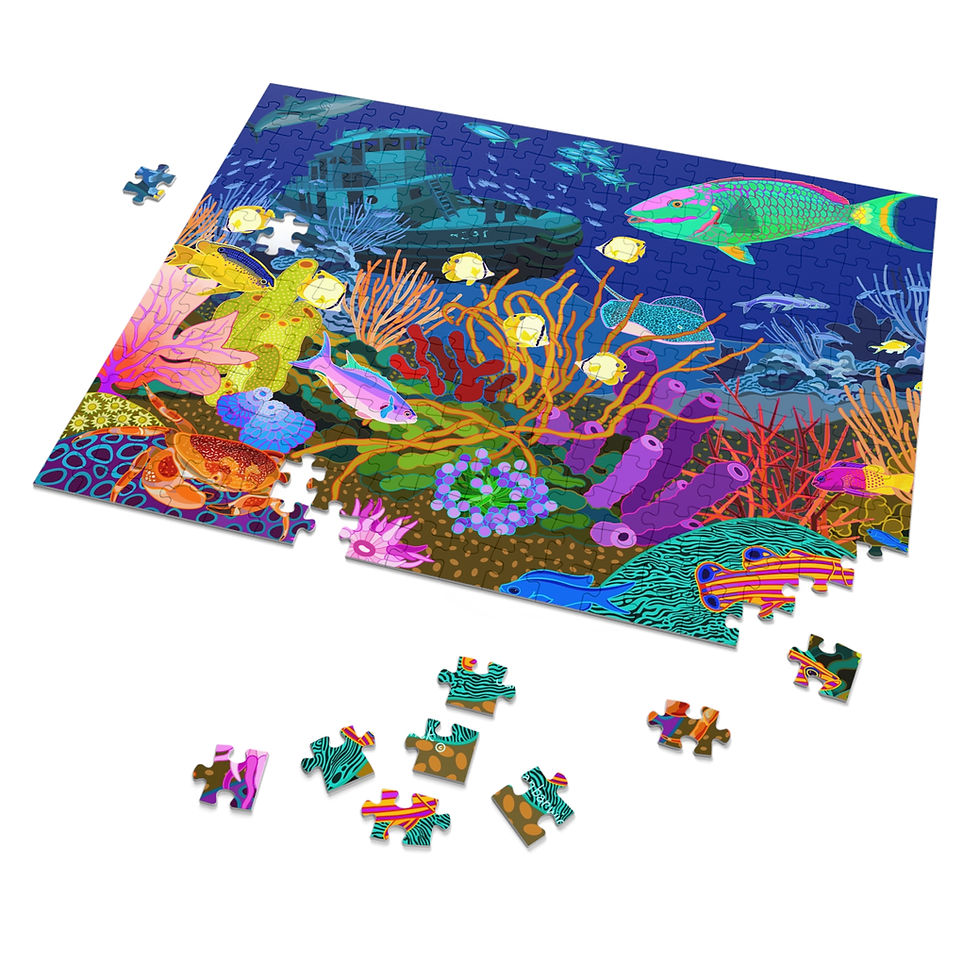 Thumbnail: The Pat, Wreck Alley, BVI Jigsaw Puzzle