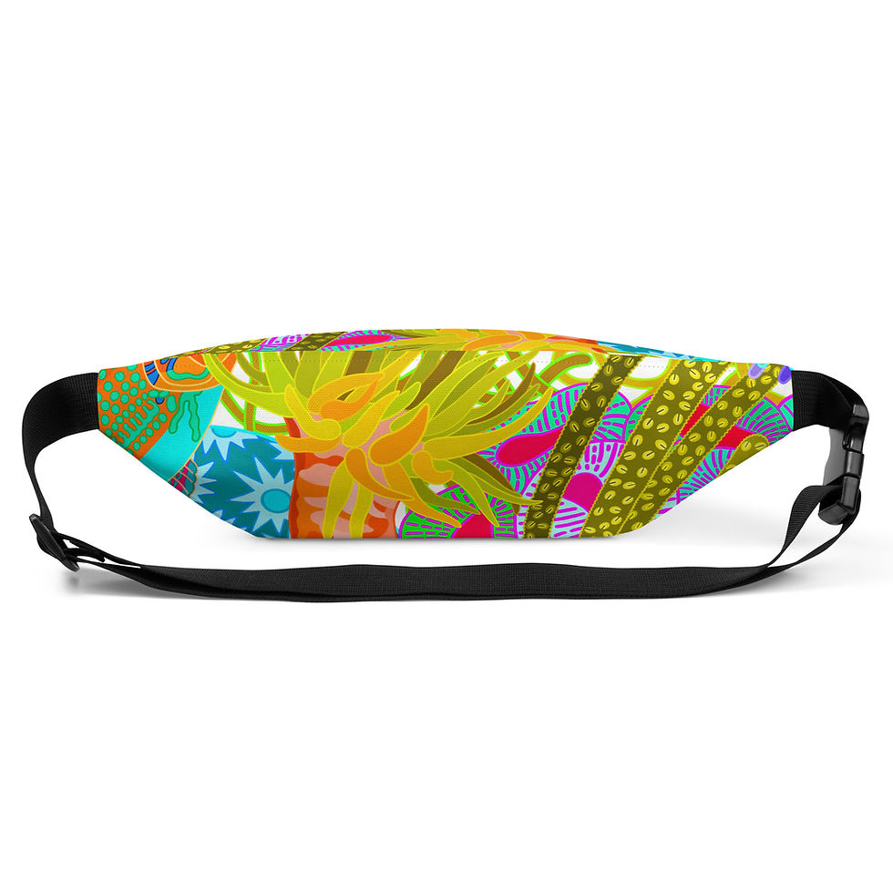 Thumbnail: Beachlife POP on White Fanny Pack