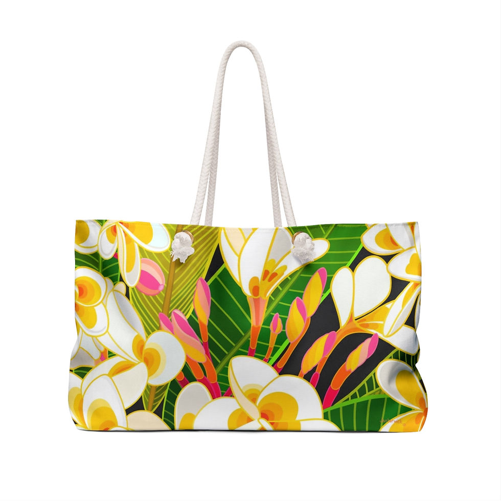 Thumbnail: Frangipane Yellow on Jet Weekender