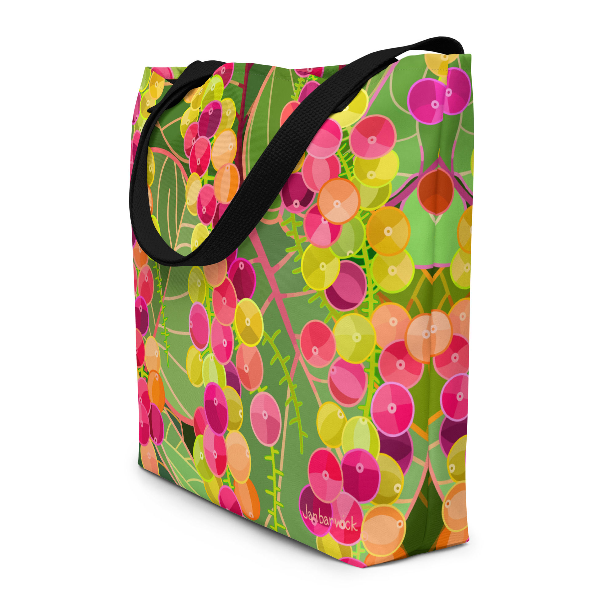 Seagrapes Tote Bag with Pocket