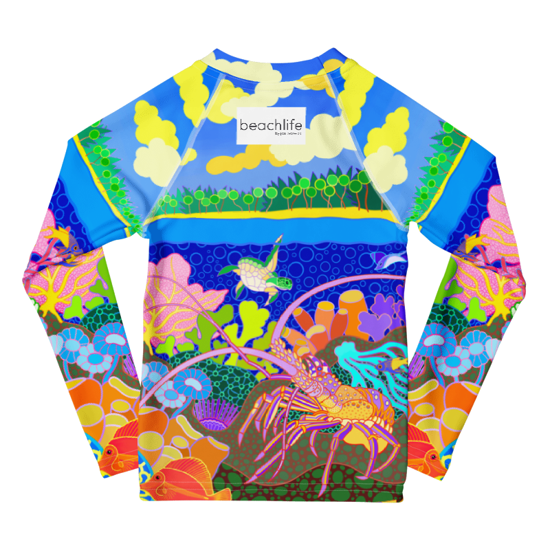 Thumbnail: Lobster Lido Kids Rash Guard