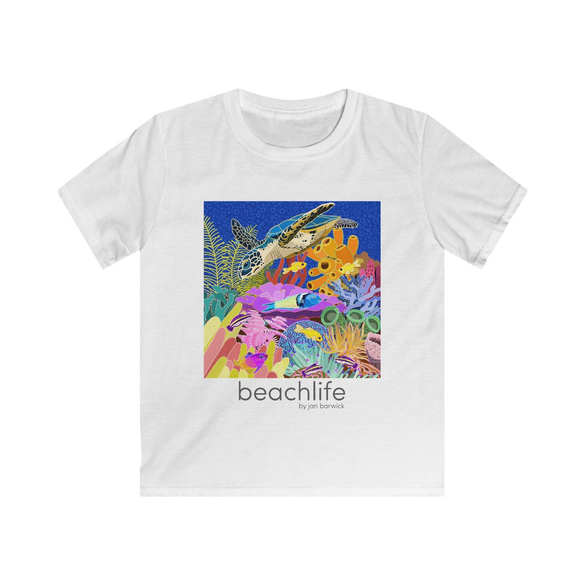 ARORA! on Kids White Softstyle Tee