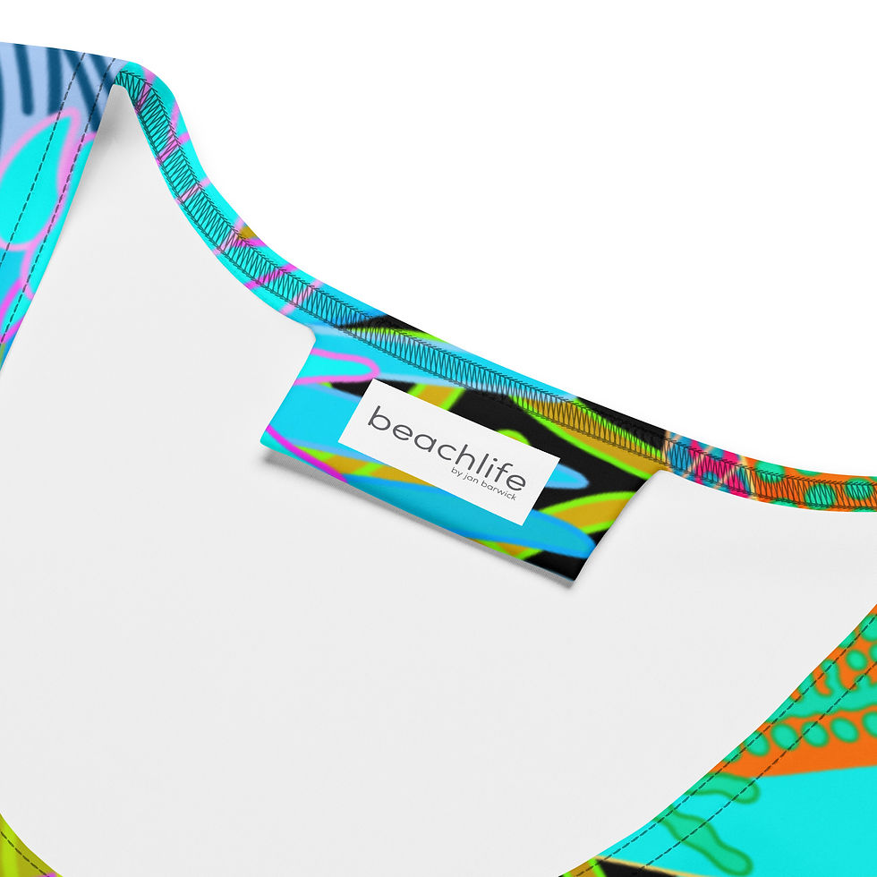 Thumbnail: Beachlife POP! on Jet Crop Top