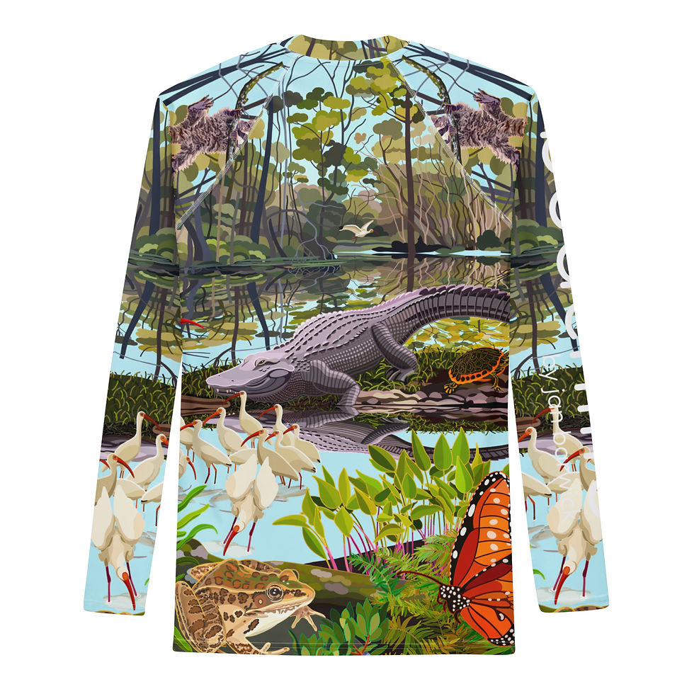 Thumbnail: Winter at the Everglades Men's Rash Guard