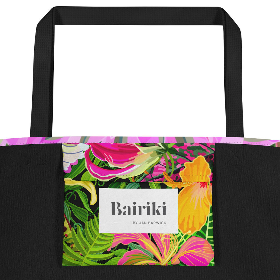 Thumbnail: Succulents Spring Tote Bag with Pocket