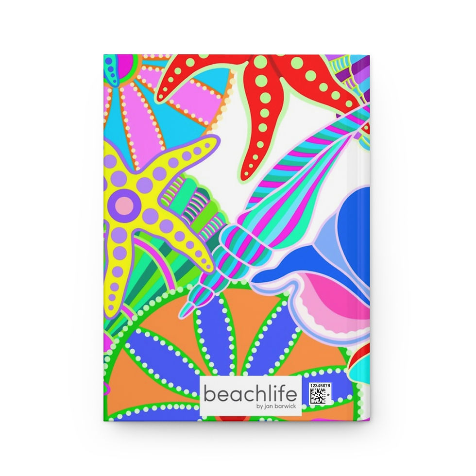 Thumbnail: Beachcomber on White Hardcover Journal Matte