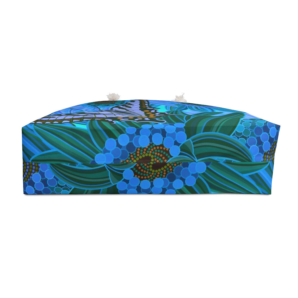 Thumbnail: Blue Sunflowers Weekender Bag