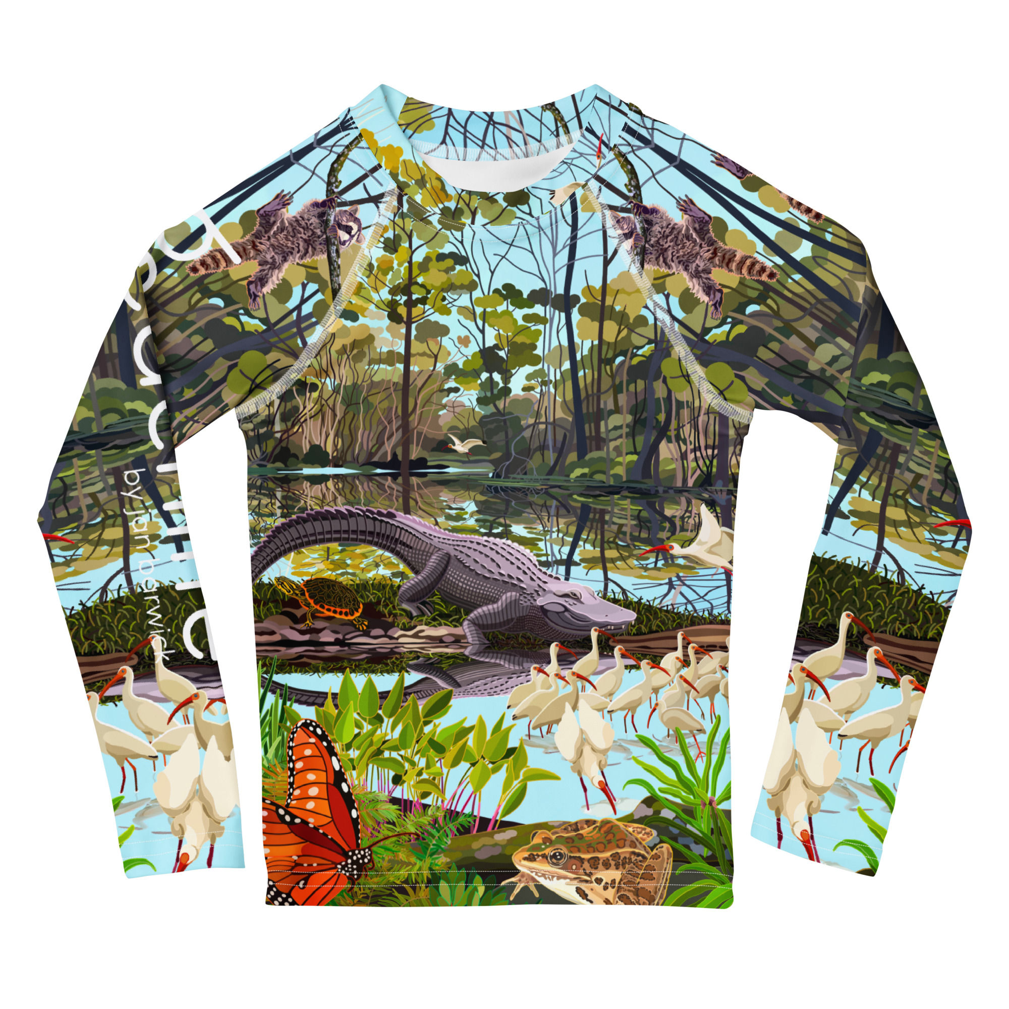 Winter at Everglades  Kids Rash Guard