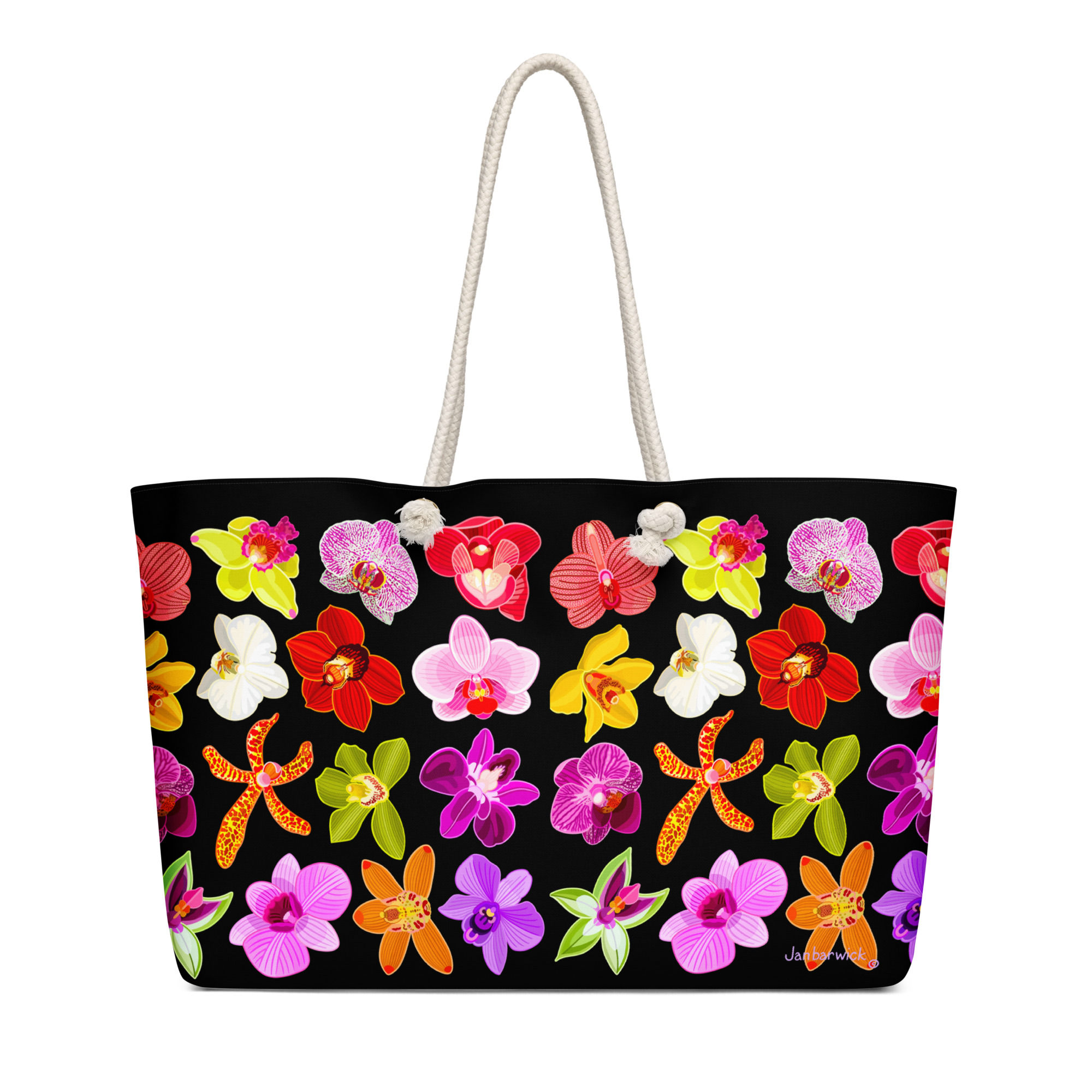 Orchids on Jet Weekender Bag
