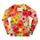 Thumbnail: Hibiscus Reds on White Kids Rash Guard