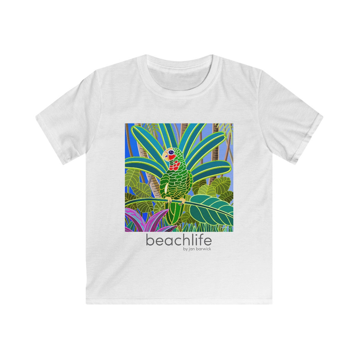 Pretty Polly on Kids White Softstyle Tee