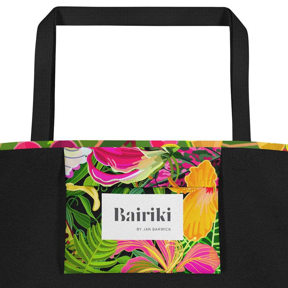Thumbnail: Seagrapes Tote Bag with Pocket