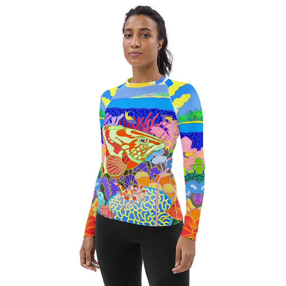 Thumbnail: Lobster Lido Women's Rash Guard