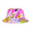 Thumbnail: Beachlife Abstract on White Bucket Hat 