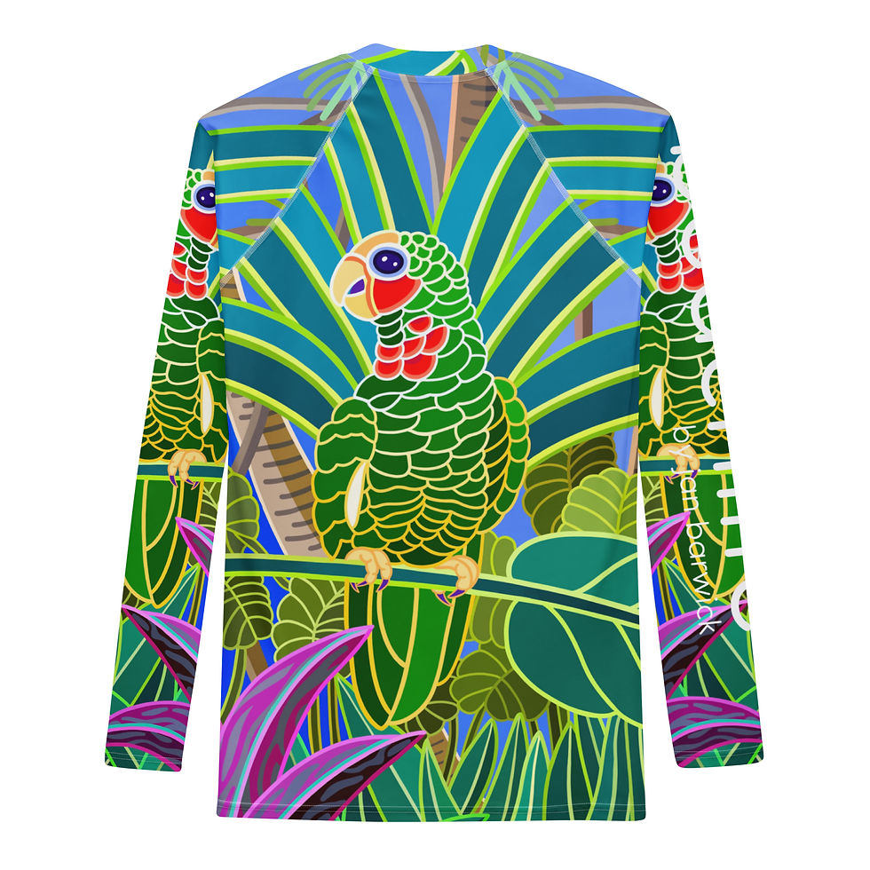 Thumbnail: Pretty Polly Parrot Men's Rash Guard