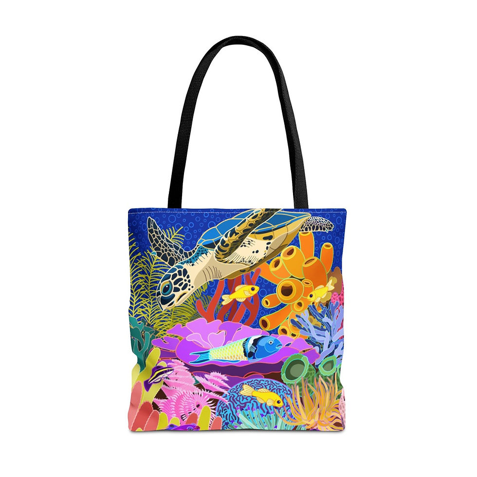 Thumbnail: Arora - The Hawksbill Turtle Tote Bag