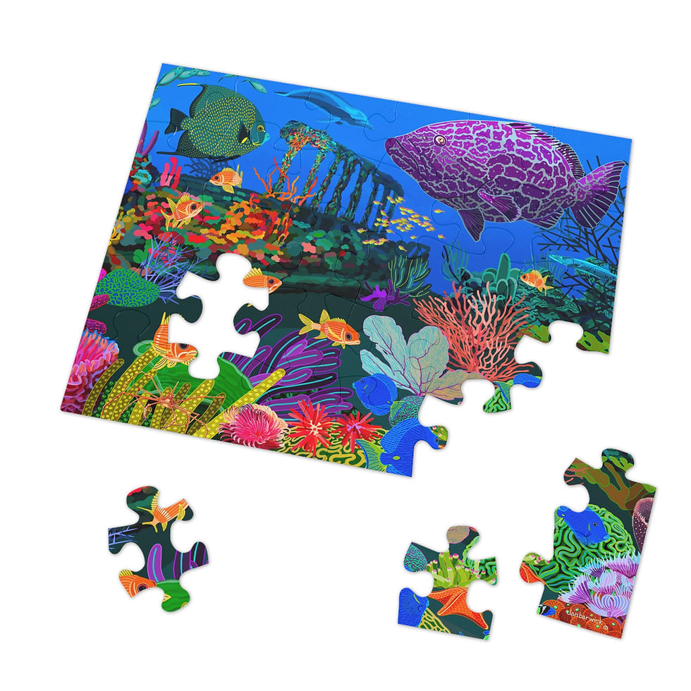 Thumbnail: Wreck of the Rhone, BVI Jigsaw Puzzle 