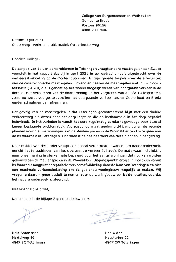 Reactie verkeersgroep aan College op SWECO rapport 9-4-2021.png