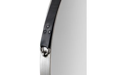 Thumbnail: Opera Round Pewter Mirror - RRP £110