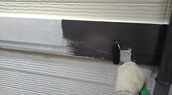 蒲郡市 アパートS様 付帯部 幕板塗装③