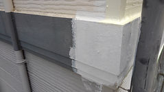 蒲郡市 アパートS様 付帯部 幕板塗装①