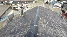 蒲郡市 アパートS様 カラーベスト下塗り塗装①