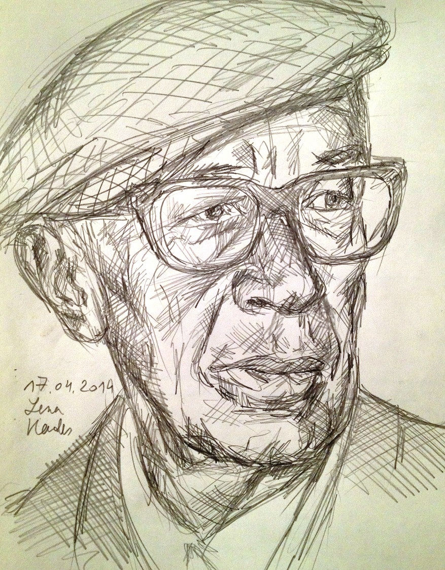 Portrait of Henry Miller by L.Hades