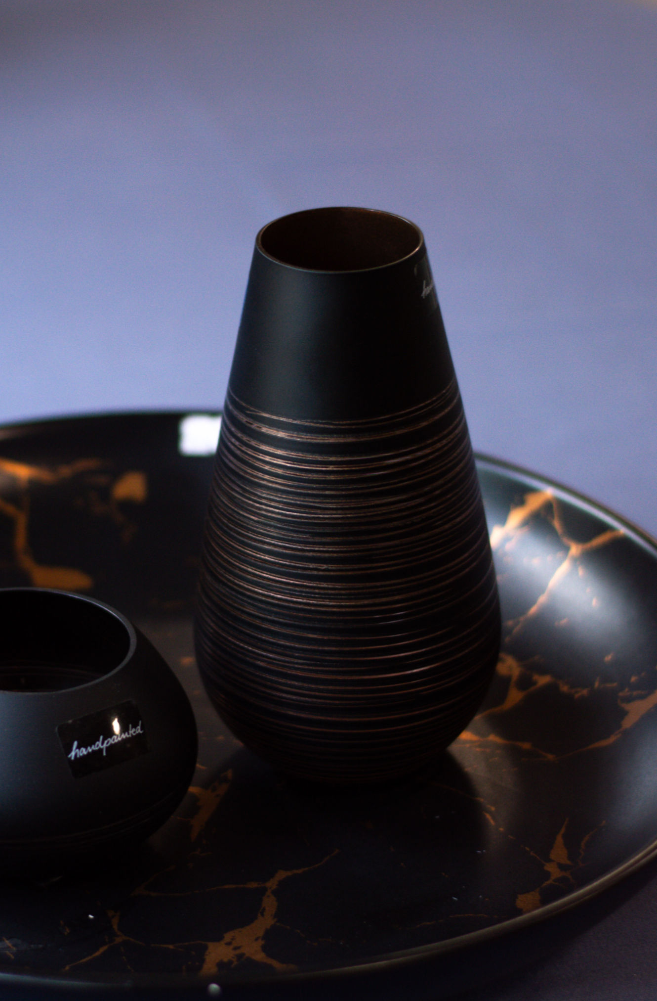 Чорна ваза від Villeroy&Boch