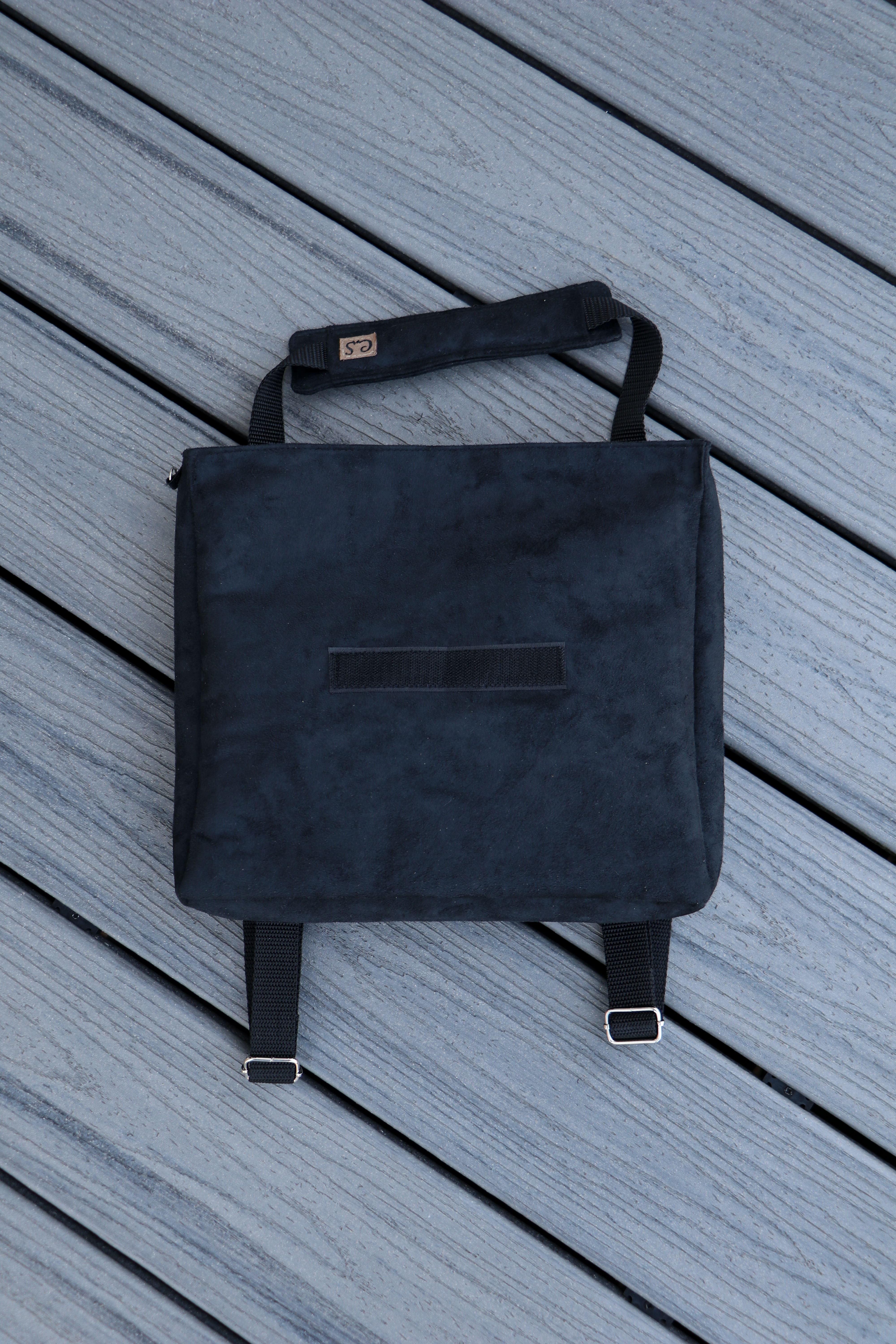 Sac à dos Sandrine suède noir
