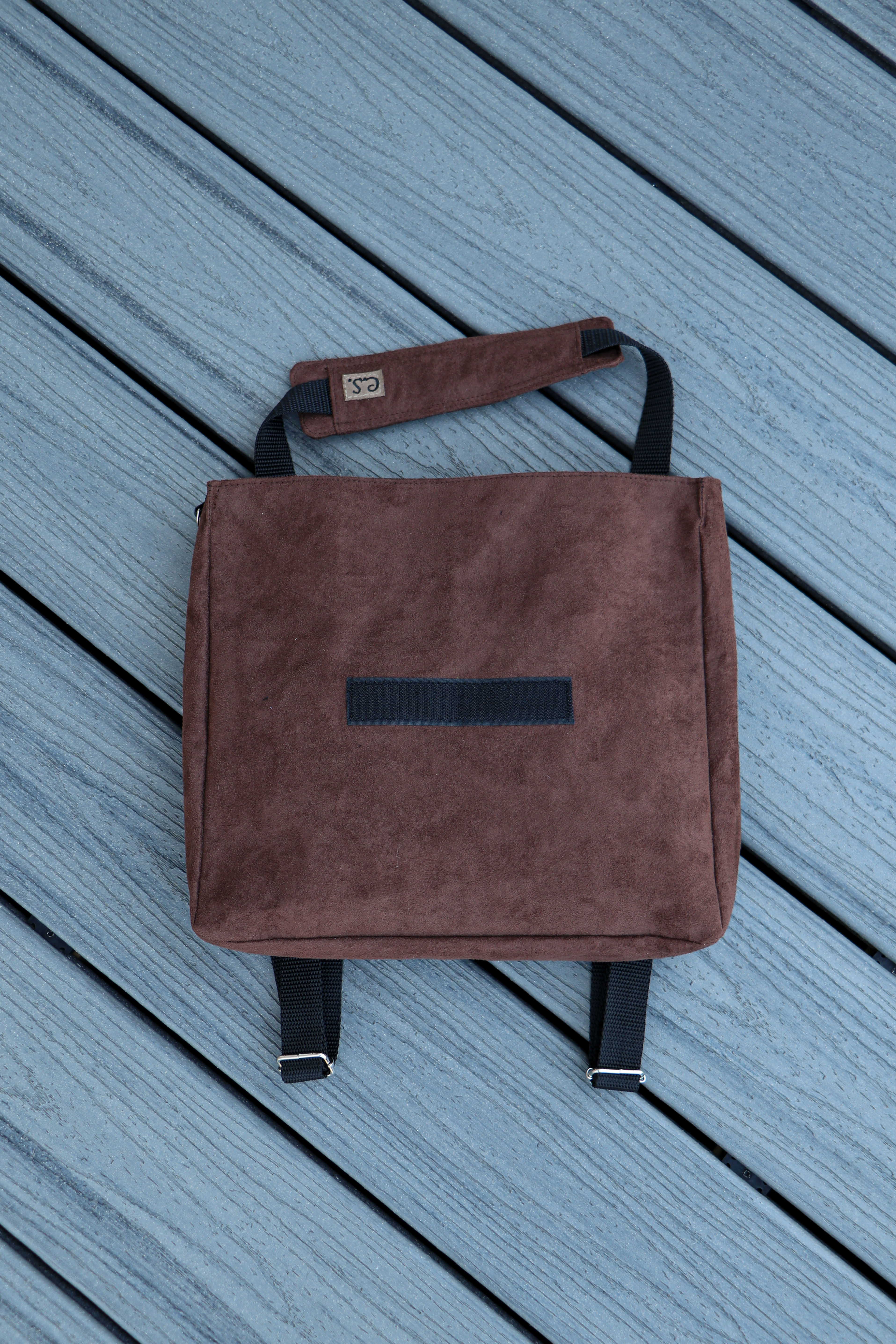 Sac à dos Sandrine suède brun