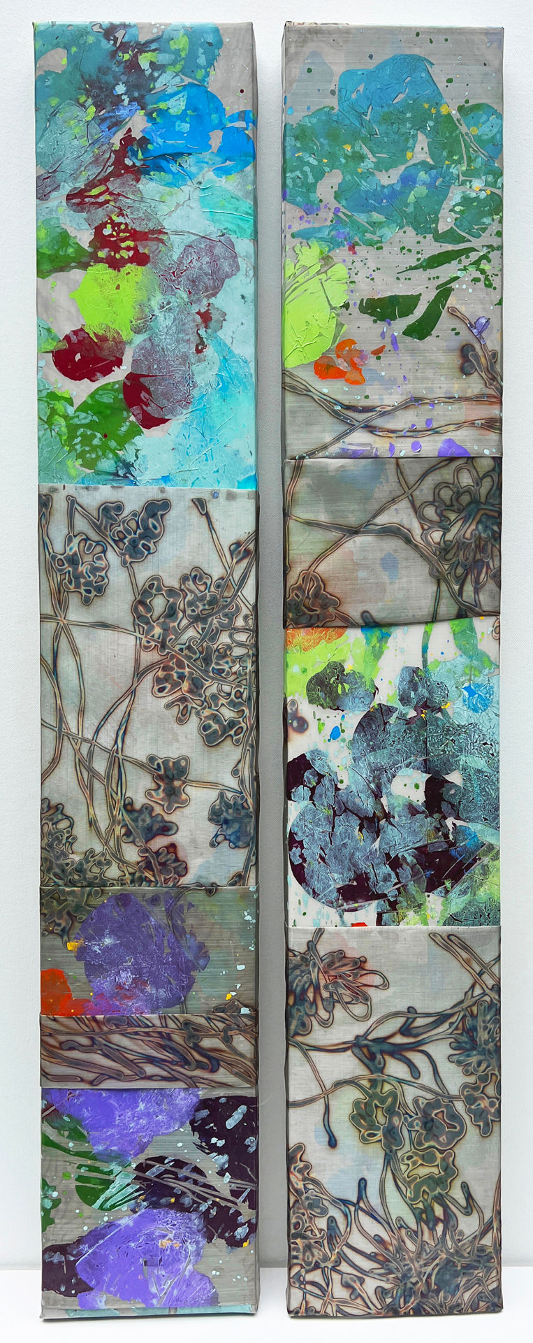 Diptych, Metal Collage 4816-1