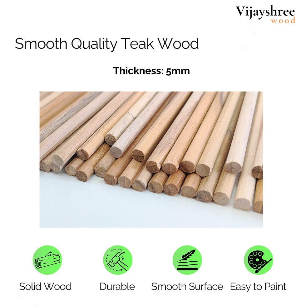 Thumbnail: Wooden Dowels 5mm
